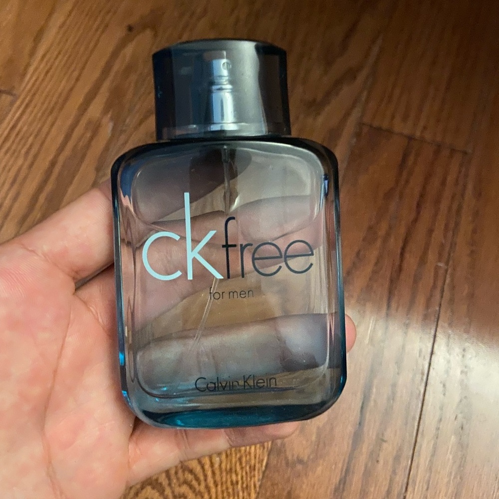Calvin Klein CK Free Blue half full